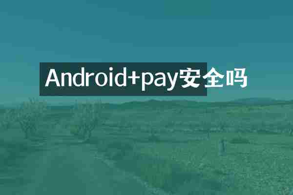 Android+pay安全吗
