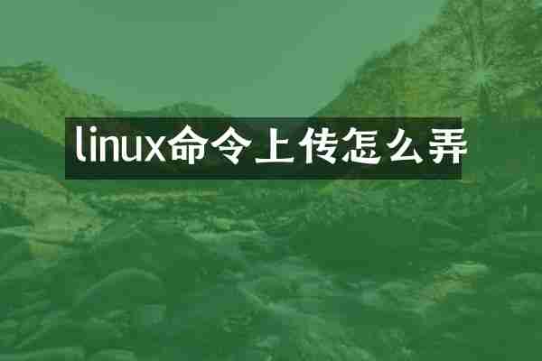 linux命令上传怎么弄