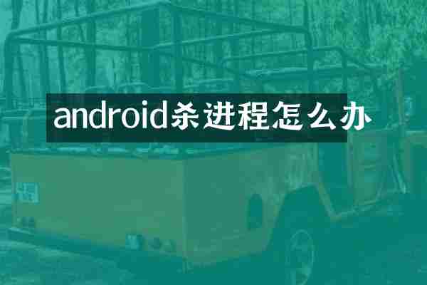 android杀进程怎么办